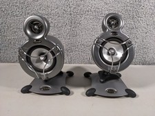 Pair of Klipsch ProMedia GMX Computer Satellite Speakers Stands Retro Design
