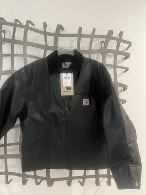 Rare CARHARTT WIP OG Dean Detroit diamond-quilted lining Jacket Black Mens L