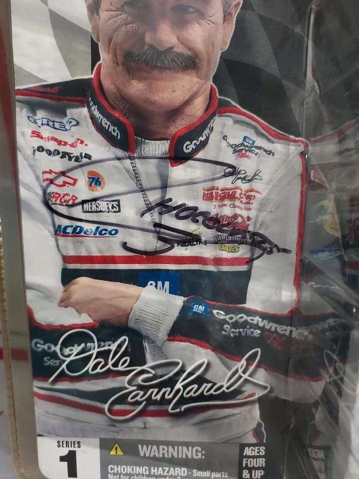 McFarlane NASCAR #3 Dale Earnhardt Sr 系列 1 人偶 2003 签名无真品证明 - #422 — 第 3/4 张图片