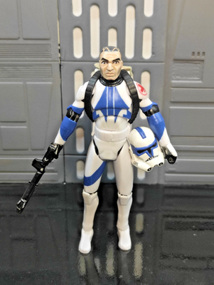 Star Wars Clone Wars custom 3.75 Kix 501st clone trooper phase 2