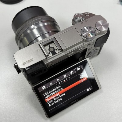 Sony Alpha A6000 24.3MP Mirrorless Digital Camera w/ 16-50mm Lens Silver