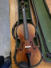 3/4 Size Czech Violin Circa 1930-50 Stradivarius Copy Good Student Violin