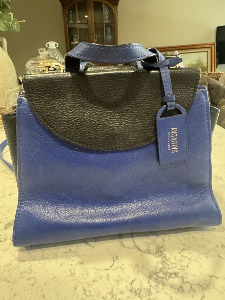 ショルダーバッグ katespade saturday bag Leather crossbody bag Kate Spade Saturday Blue in Leather - 25256938