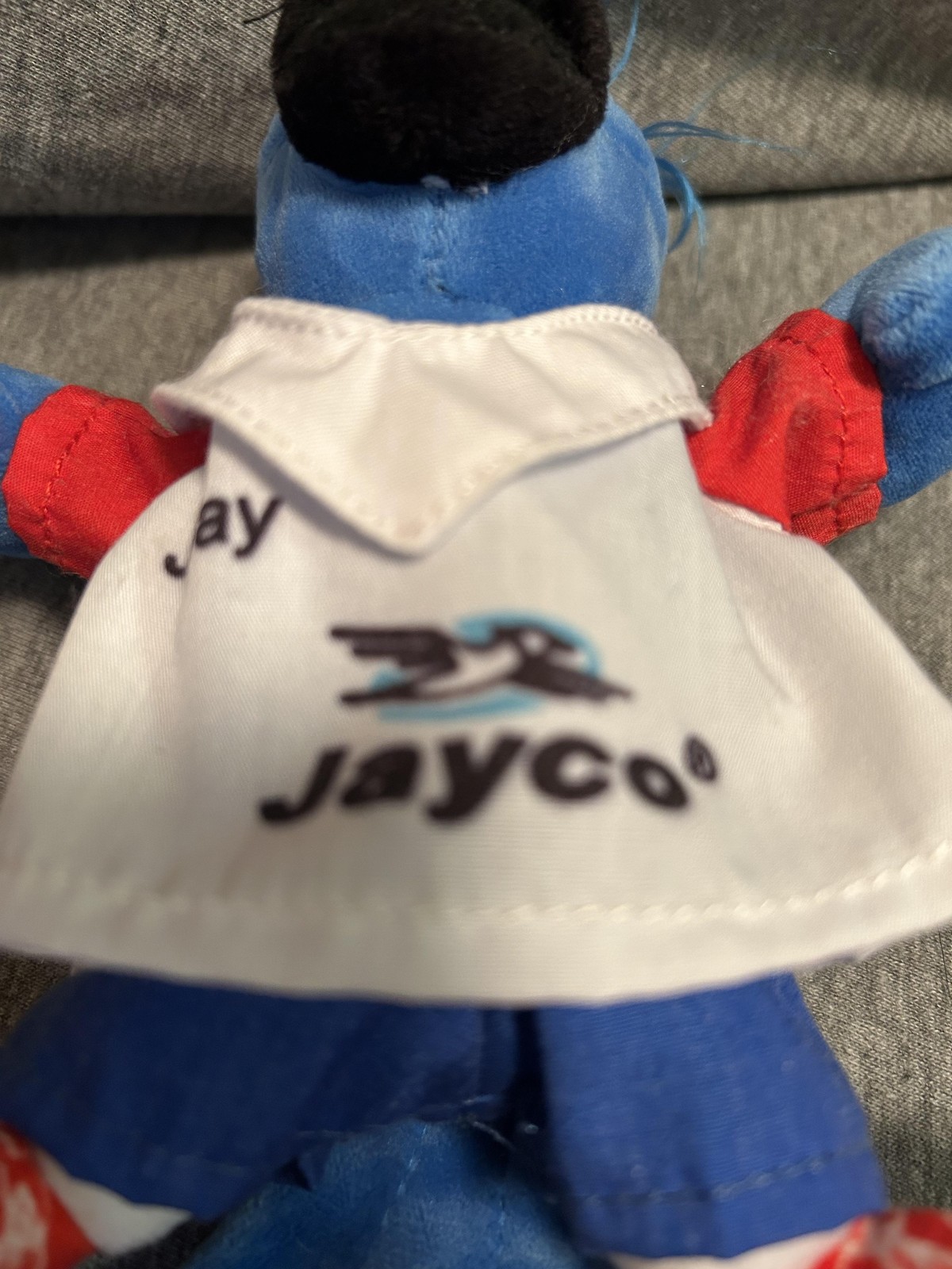 Blue Ruler 10 Inch Jayco J.Jay Blue Jay Bird Mascot Plush Stuffed Toy RV Camper Promo ...