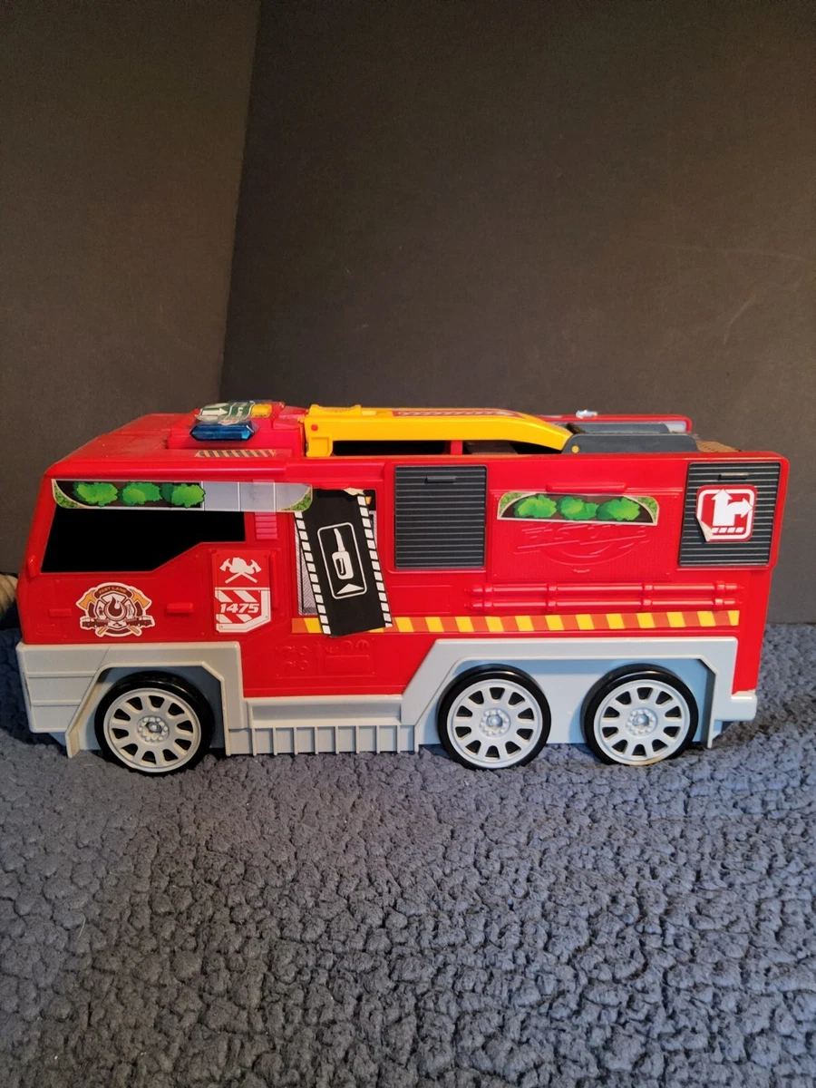 Fast lane sale fire truck playset