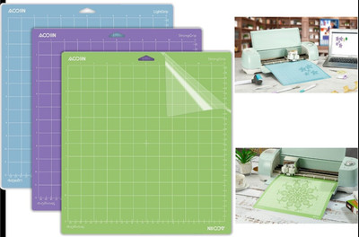AOOIIN Schneidematte für Cricut Explore One/Air/Air 2/Maker, 3 Packungen, Ers...