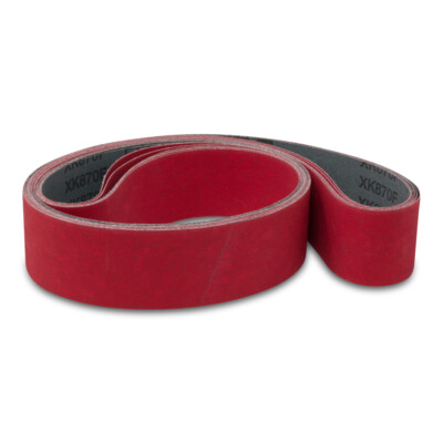2 X 72 Inch 400 Grit Metal Grinding Flexible Ceramic Sanding Belts 6 Pack
