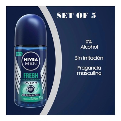 NIVEA MEN ANTI-PERSPIRANT DEODORANT ASSORTED SCENTS (sets of 3 or 5)