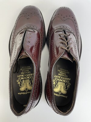 Johnston Murphy Bellwood II Wingtip Burgundy Shell Cordovan