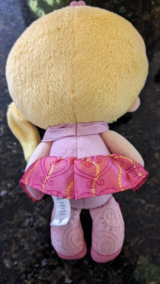 Fisher Price Princess Doll Plush Mommy Chime Ballerina 10" Rattle Lovey Blonde eBay