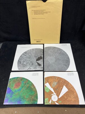NASA/USGS TOPOGRAPHIC, RADAR, RELIEF MAPS OF VENUS, SERIES I-2444, 1997, 4 MAPS