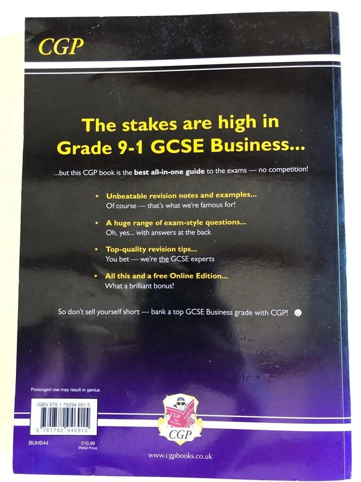 CGP GCSE Business For the Grade 9-1 Exams Complete Revision & Practice - Imagen 2 de 2