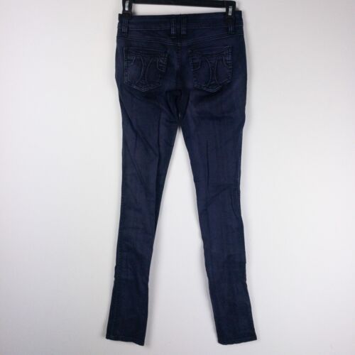 Pantalones Daang Goodman Tripp NYC para mujer talla 1 púrpura teñido espacial ajustados Y2K gótico - Imagen 4 de 12