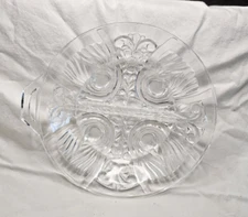 Vtg Indiana Glass Killarney Glass Divided Relish Candy Nut Dish Bowl Depression