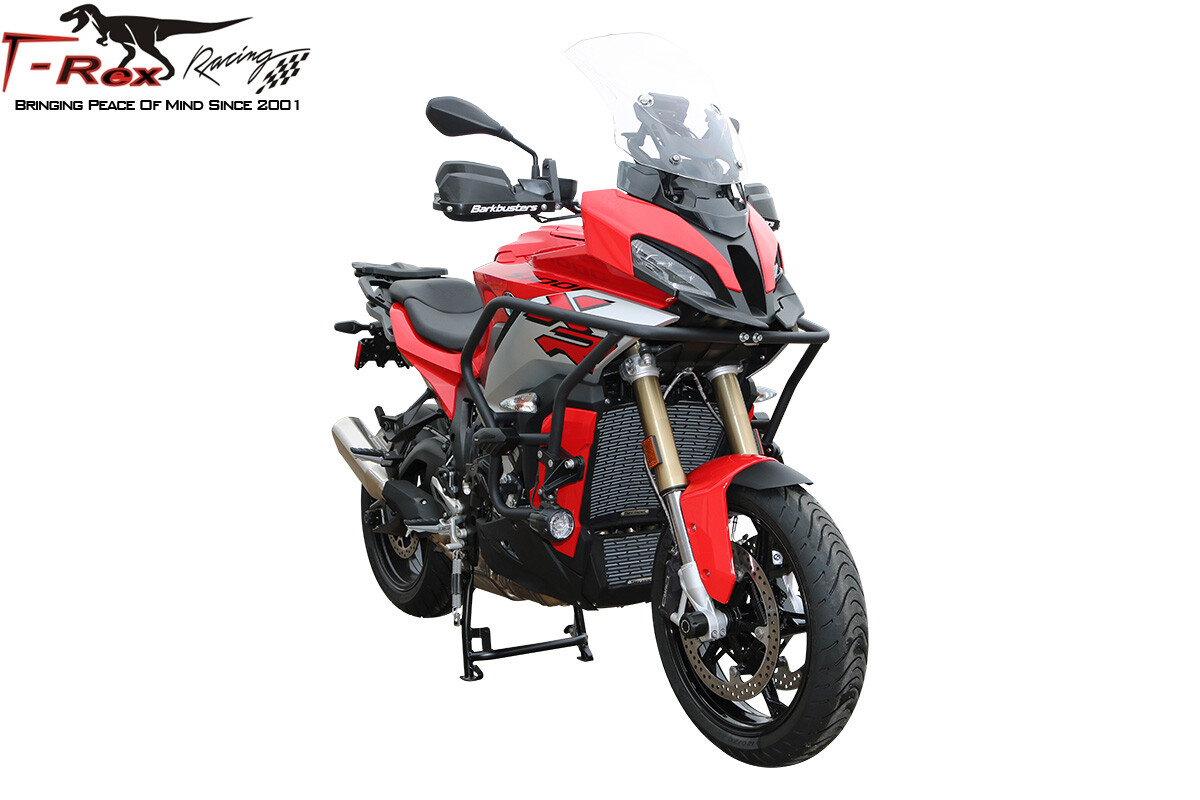 TRex Racing 2015 2021 BMW S1000XR Hand Guards w Barkbusters Wind