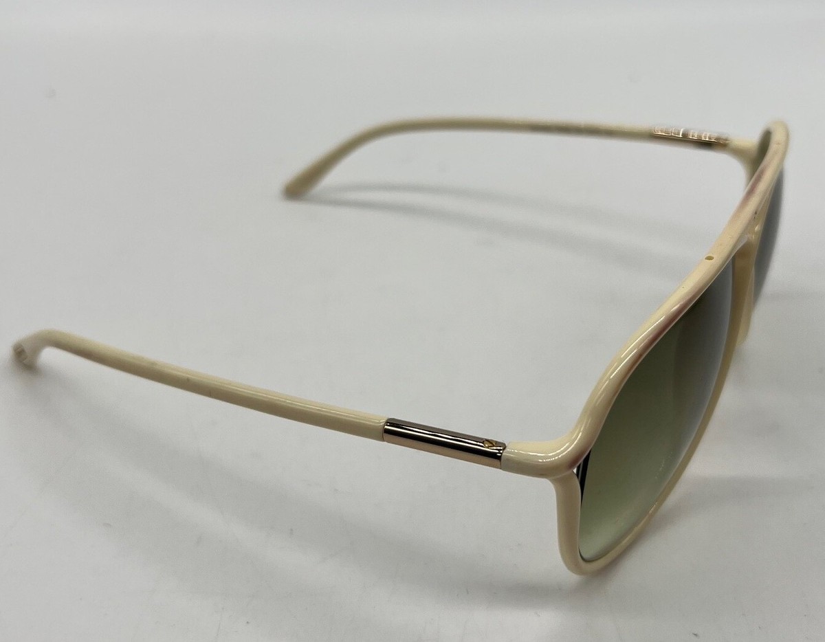 Tom Ford 206 Maximillion Ivory Aviator Sunglasses with Box  display picture 3