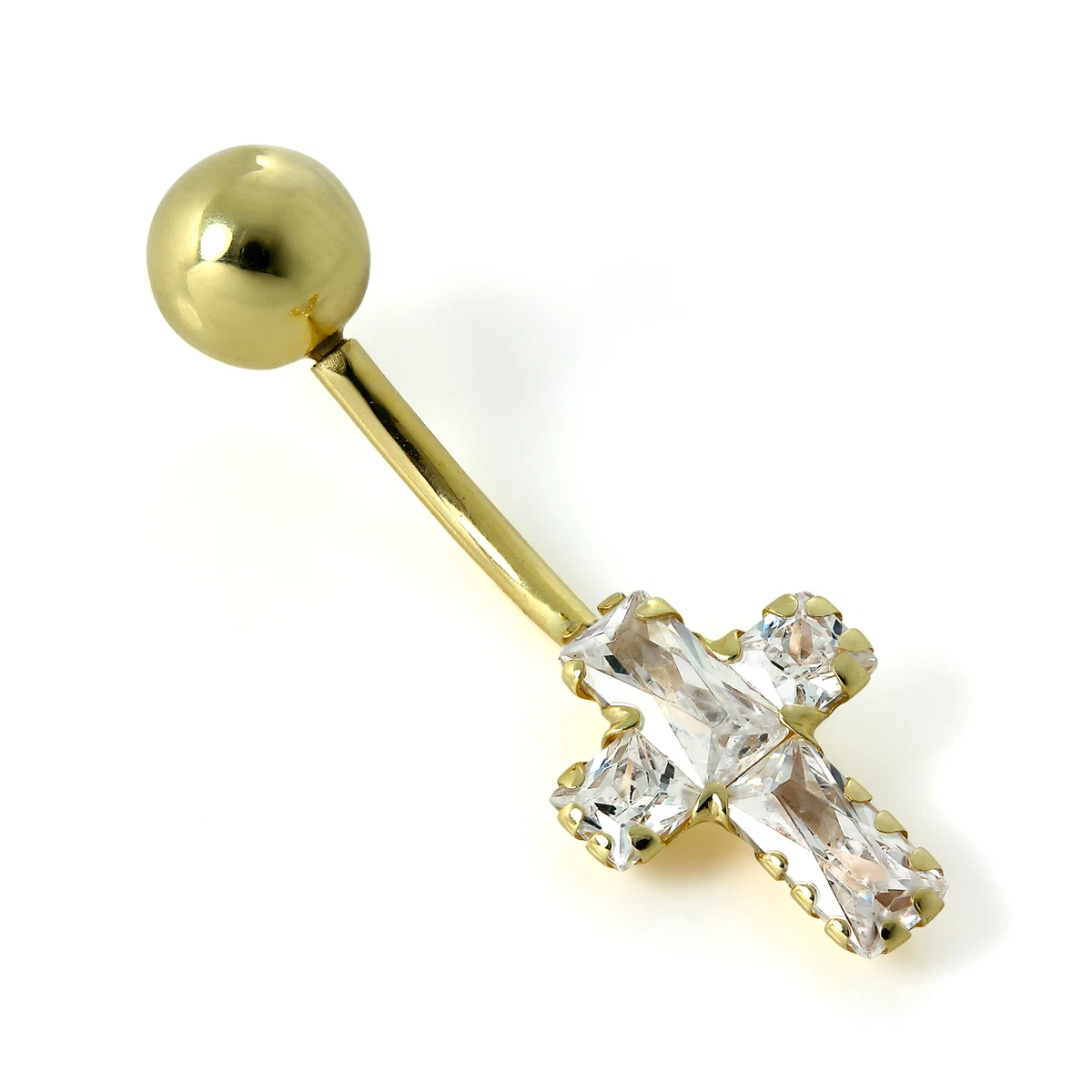 9ct gold belly best sale ring