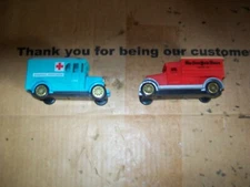 2 Of Vintage American Ambulance & NY Times Truck Missing Pieces