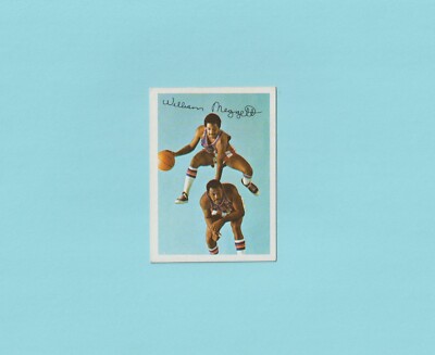 1971 Fleer Cocoa Puffs Harlem Globetrotters #5 Mel Davis & Bill Meggett