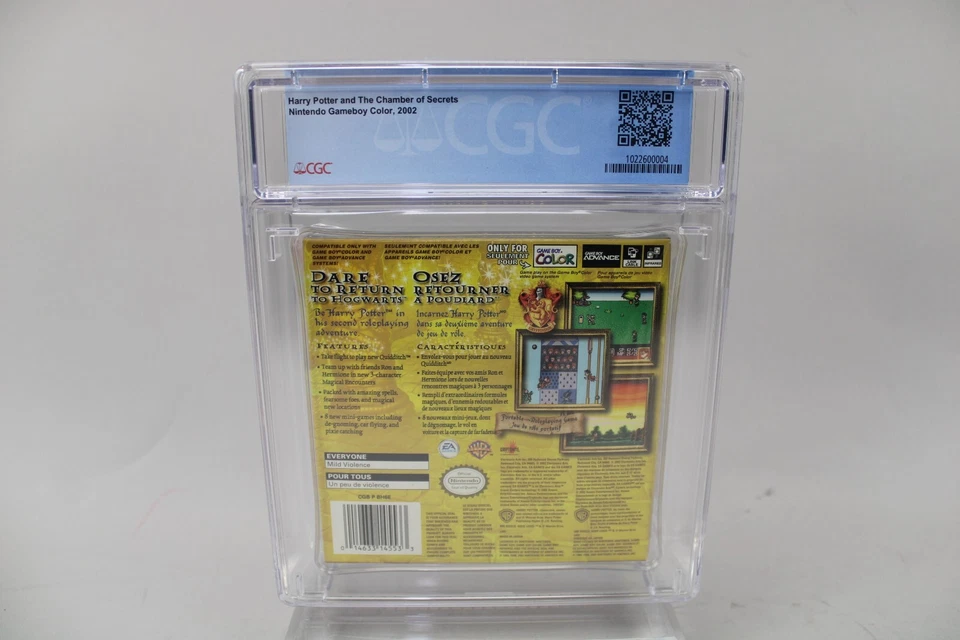 Harry Potter and the Chamber of Secrets Nintendo Game Boy Color CGC 9.2 A+ - Image 4 of 4