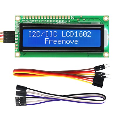 Freenove I2C IIC LCD 1602 2004 Module TWI Compatible with Arduino Raspberry Pi