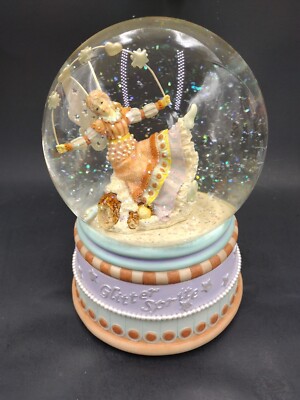  Sankyo Musical Water Globe Glitter Sprite Pixie Fairy 2001