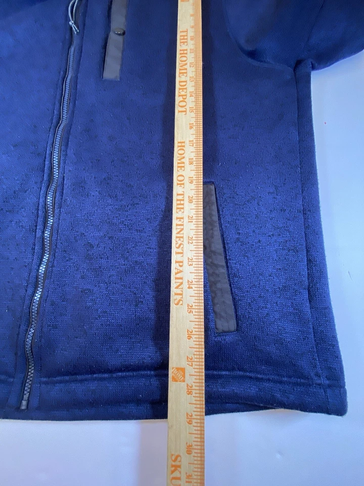 St. John's Bay Jacket Men's XL Full Zipper Water Resistant Wind Proof Polyester - Image 4 of 4