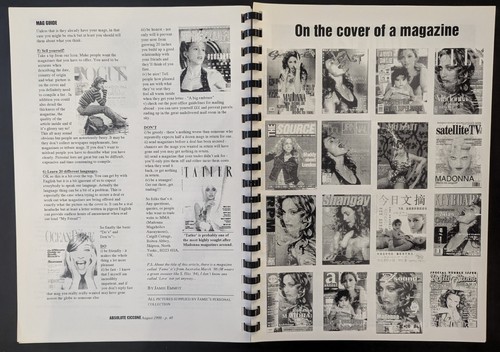 Madonna - Absolute Ciccone Binded UK Fanzines (X2) - Mai & Herbst 1998 - Bild 20 von 22