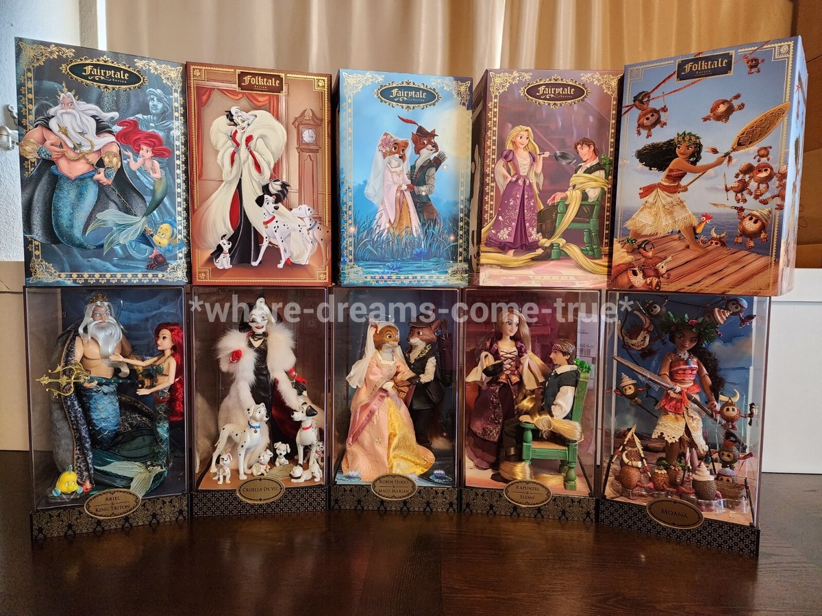 Disney Designer Collection Set Of 5 Dolls Set LE 6000