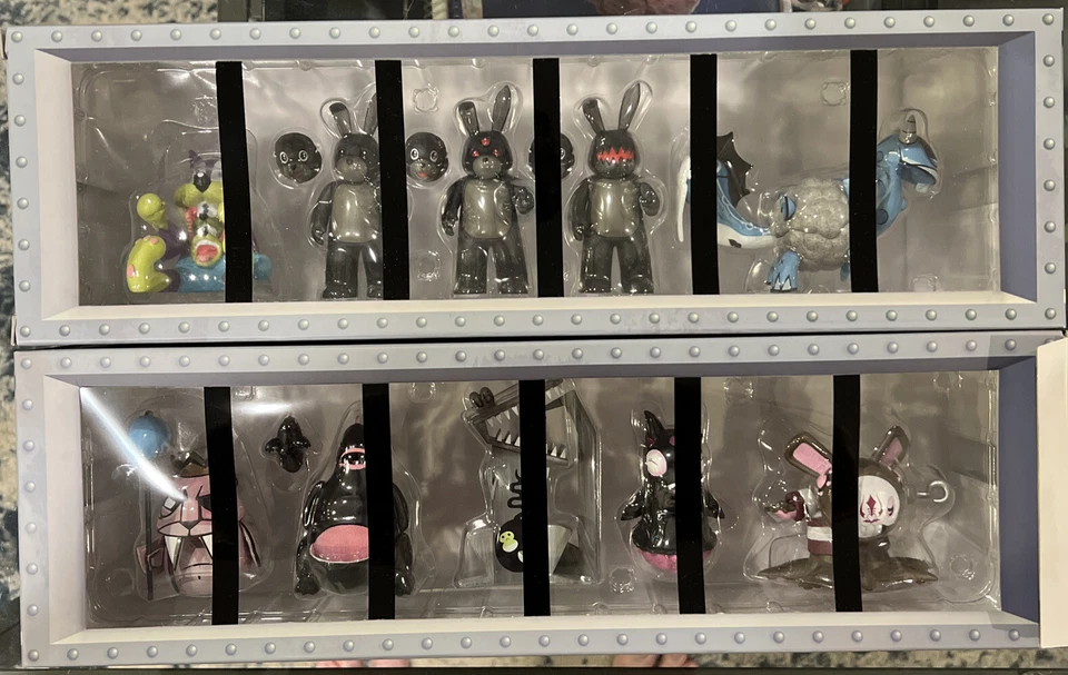 SDCC Vivisect Playset 2008 edición limitada paquete de coleccionista Strangeco AP Chueh Craola Dunny Foto 3 de 4