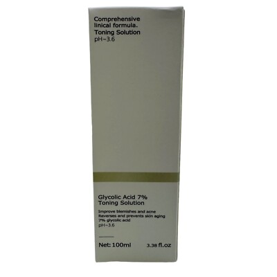 Glycolic Acid 7% Toning Solution Improve Blemishes & Acne exp 4/2027