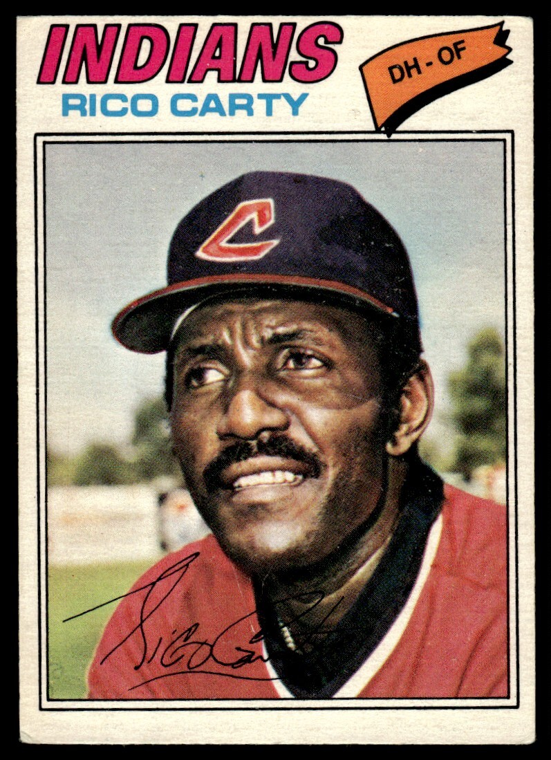 1977 O-Pee-Chee Rico Carty Cleveland Indians #114 R53