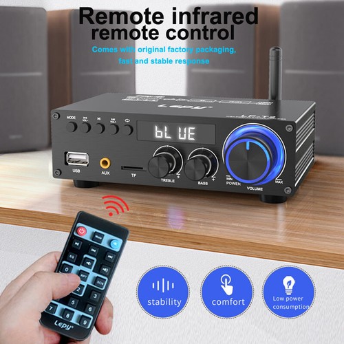 LEPY-T2 2.0CH Amplifier: 50Wx2 Power & Bluetooth 5.1 Zero Latency - Bild 9 von 19