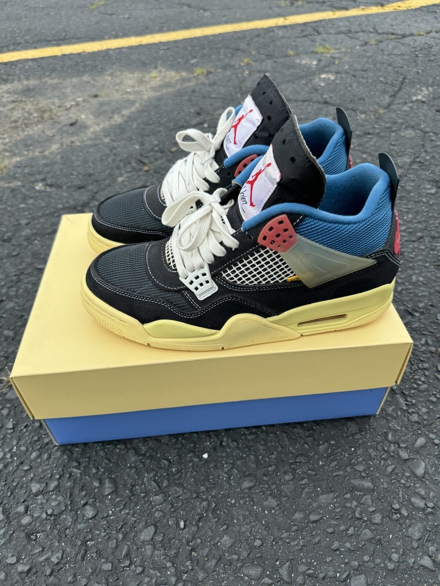 Size 9 - Jordan 4 Retro x Union LA Mid Off Noir 194500711983| eBay