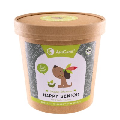 AniCanis Bio Kräutermix Happy Senior | Kräuter für ältere & Senior Hunde | 100g