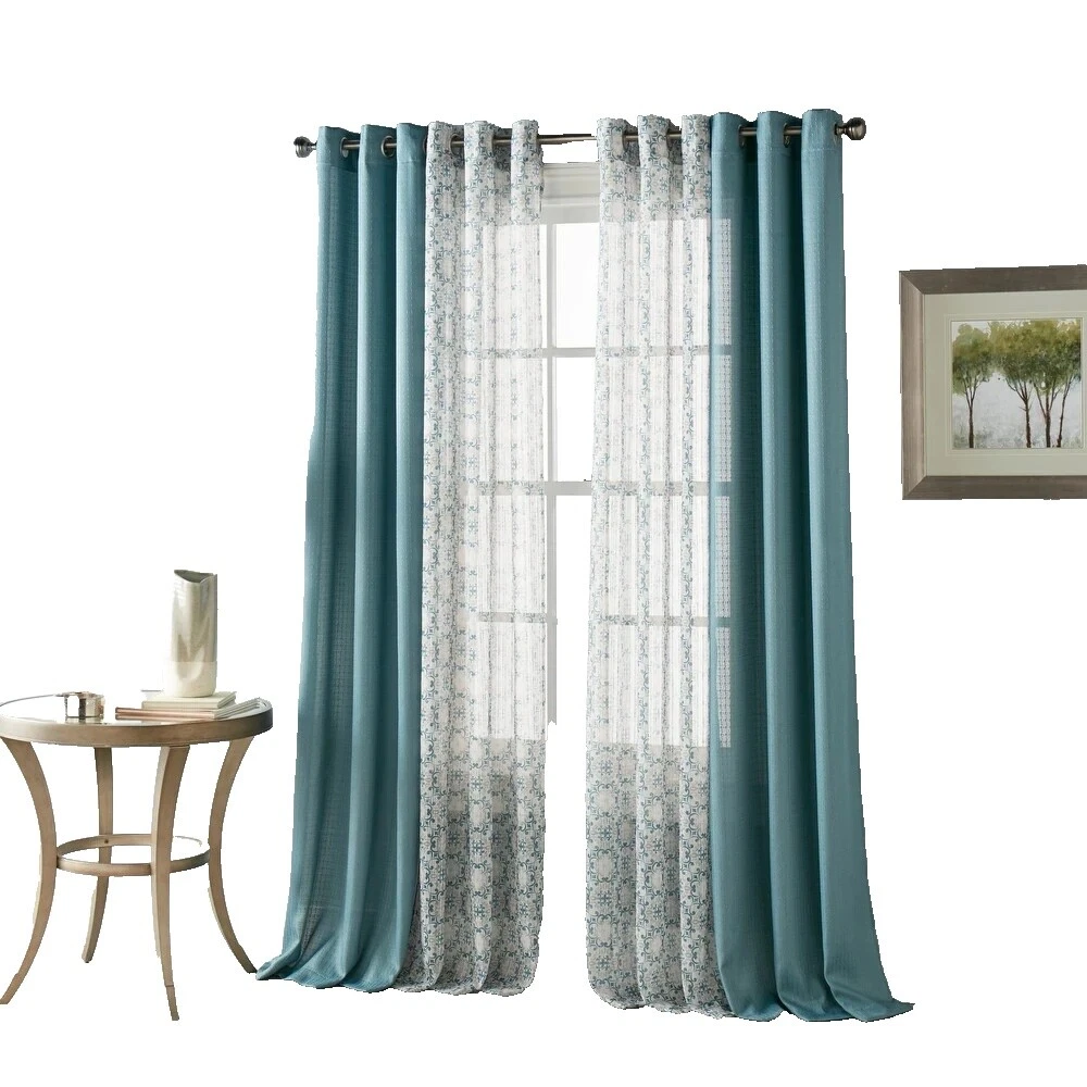 Polyester Multicolor Window Curtains & Drapes