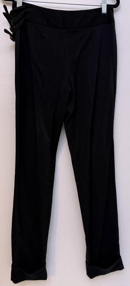 Pantalones de vestir vintage Dolce & Gabbana mezcla de lana negros talla IT 40 Foto 4 de 4