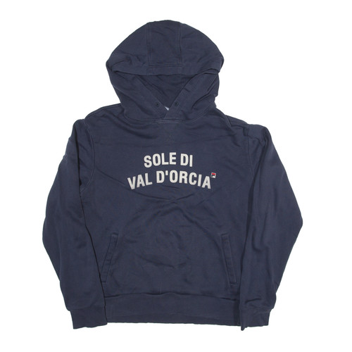 FILA SOLE DI VAL D'ORCIA Hoodie Blue Pullover Boys XL