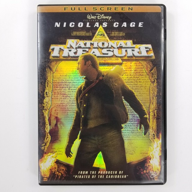 National Treasure (DVD, 2005, Full Screen) Nicolas Cage eBay