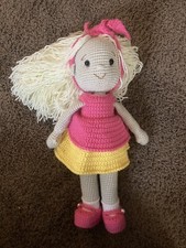 Handmade Crochet Spring Girl Plush Stuffed Animals Amigurumi, new, Toy