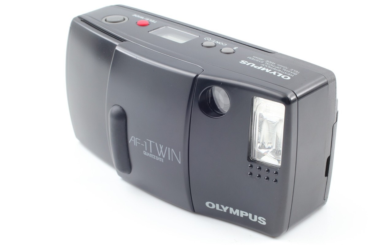 💥MINT in Case w/Strap] Olympus AF-1 TWIN Quartz Date 35mm Point