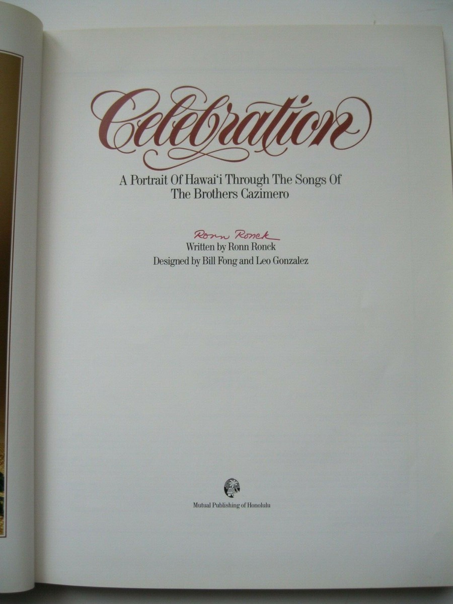 Vintage 1984 CELEBRATION: HAWAII THROUGH SONGS OF BROTHERS
