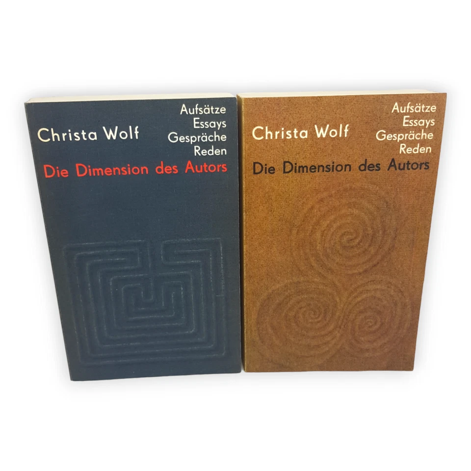 Die Dimension des Autors Christa Wolf 2 Bände 1986 Erstauflage Aufbau Verlag DDR - Bild 2 von 4