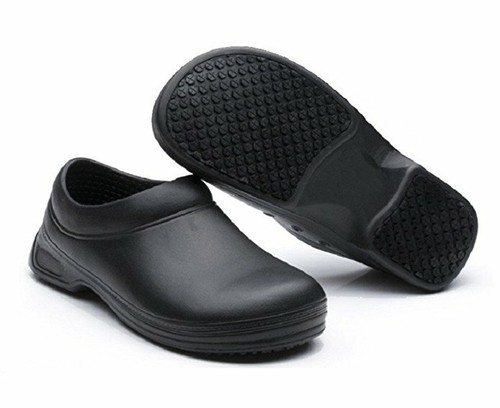 Men's Restaurant Oil Resistant Kitchen Work Shoes Slip-On Skid Non-Slip |  eBay