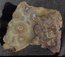 Tube Agate Fine Slab Reinforced 48 Grams from Turkey