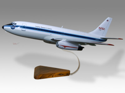 Boeing 737-100 NASA Langley Research Center Solid Wood Handcrafted Display Model