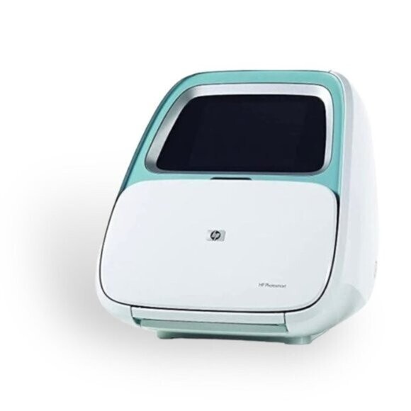 HP vintage photo printer and extra photo paper