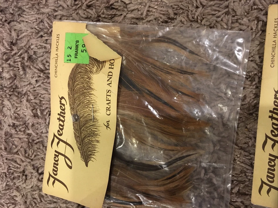 Chinchilla HACKLE 10 Plumas 2 Paquetes Peso Pluma Mercantil Foto 2 de 4