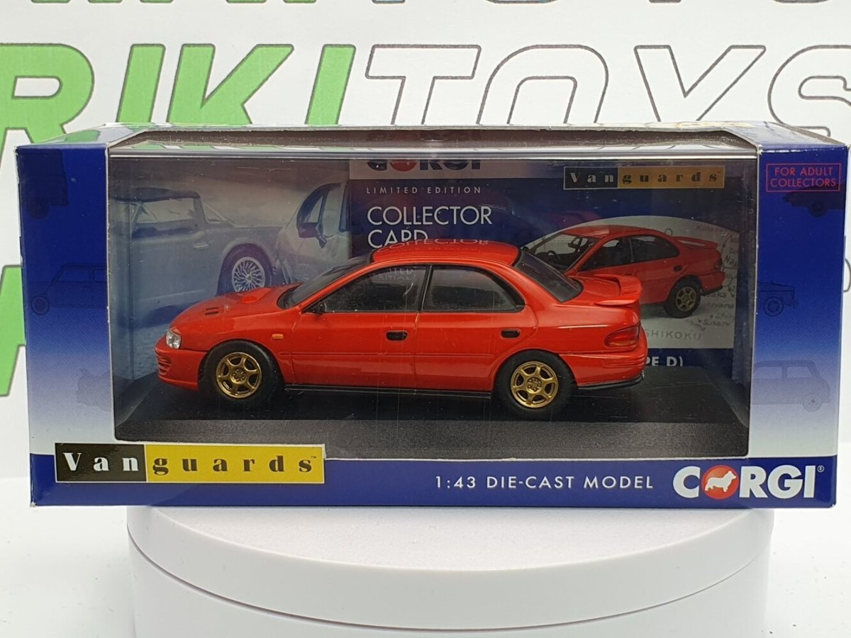 Miniature Subaru Impreza Turbo Corgi – 1/43, Couleur Rouge (occasion)