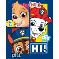Paw Patrol Fleecedecke Schmusedecke Kuscheldecke Blau 100 X 140 Cm